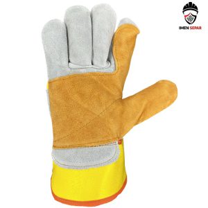دستکش کف دوبل پشت برزنتی درجه یک (طرح کره ای)