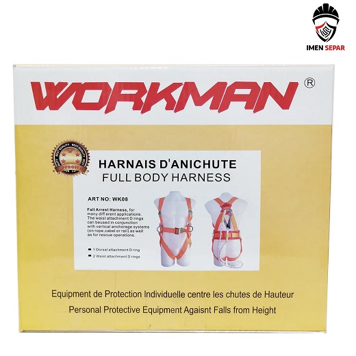 کمربند ایمنی هارنس ورکمن بدون شوک workman