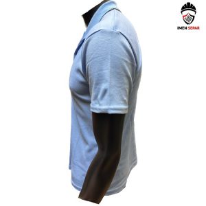 تیشرت کار جودون یقه دار آبی روشن