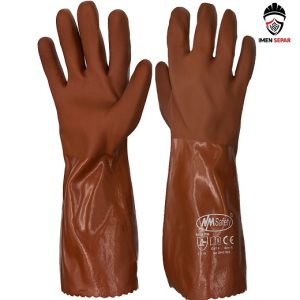 دستکش ضد اسید بلند اکتی فرش NM SAFETY