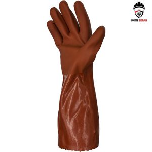 دستکش ضد اسید بلند اکتی فرش برند NM SAFETY