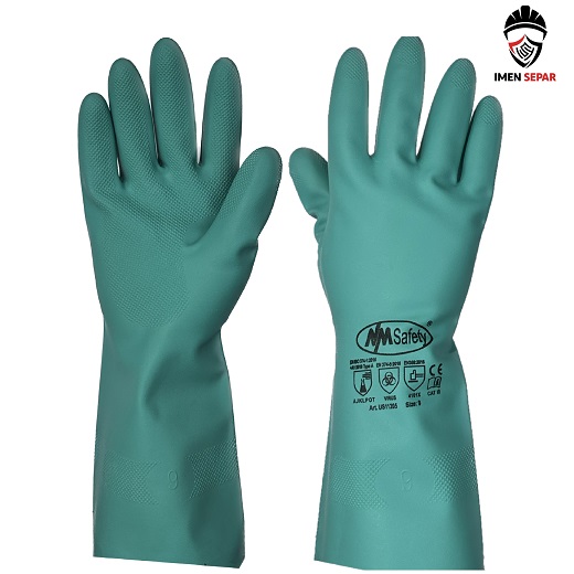 دستکش ضد حلال نیتریل آزمایشگاهی NM Safety