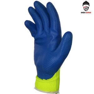 دستکش کف موادی نیتریل شیاری استادکار (زبرا)