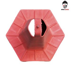 مخروطی ترافیکی ژله ای 70 سانتی 6 ضلعی