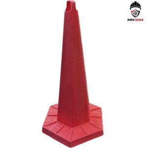 مخروطی ترافیکی ژله ای 70 سانتی 6 ضلعی