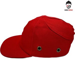 کلاه ایمنی نقاب دار (کپ) رنگ قرمز