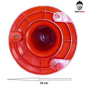 استوانه ترافیکی 80 سانتی شبرنگ دار درجه یک