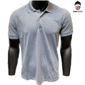 تیشرت کار جودون طوسی روشن یقه دار