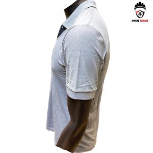 تیشرت کار جودون طوسی روشن یقه دار
