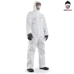 لباس کار شیمیایی یکسره هانیول مدل Mutex E Light ا Honeywell Mutex E- Light Coveral