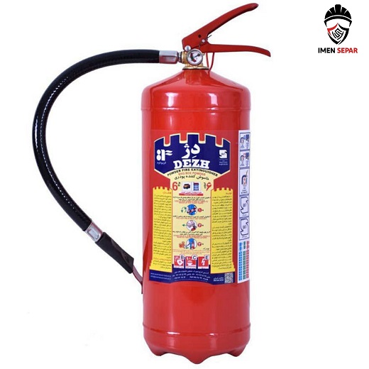 کپسول آتشنشانی 6 کیلویی پودری دژ