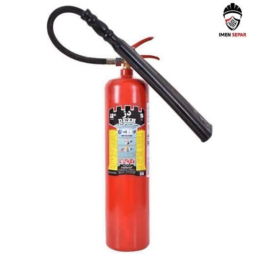 کپسول آتش نشانی co2 شش 6 کیلویی دژ