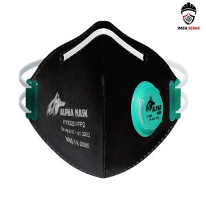 ماسک FFP2 N95 مشکی آلفا ماسک