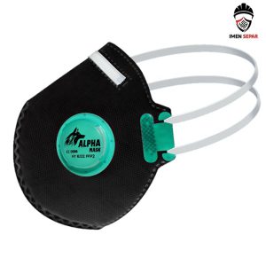 خرید ماسک FFP2 N95 مشکی آلفا ماسک