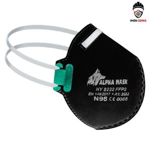خرید ماسک FFP2 N95 مشکی آلفا ماسک