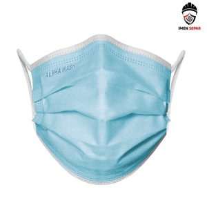 ماسک سه لایه پزشکی آبی آلفا ماسک