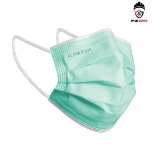 ماسک سه لایه پزشکی سبز آلفا ماسک